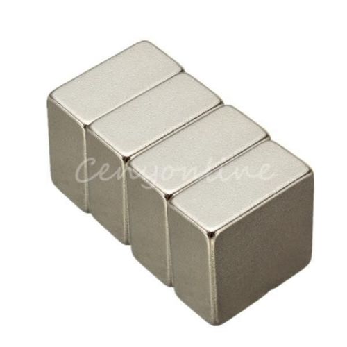 4pcs New Strong Neodymium NdFeB Magnets Block Cuboid Rare Earth 20x20x10mm N50