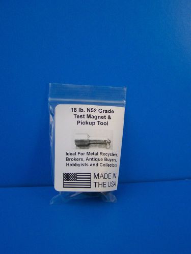 N52 Rare Earth Magnet 18LBS Gold/Silver Jewelry Tester Magnet Pickup Tool