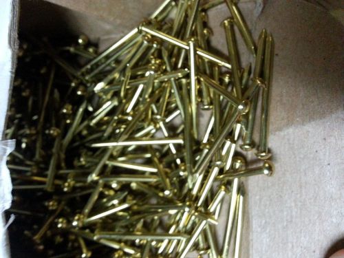Brass  Nails Type: Escutcheon Pin Gauge: 14