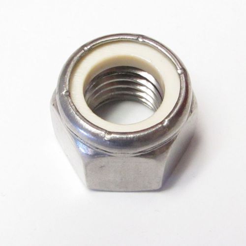 Stainless Steel Nylon Insert Lock Nuts 10-24 Qty 30