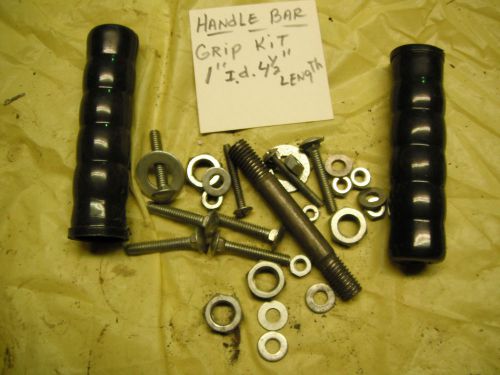 (2) Handle Bar Grips With assorted bolts &amp; nuts
