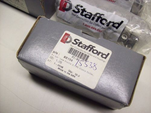 Stafford 1.250 two piece stainless steel clamp collar 8s104 single piece for sale