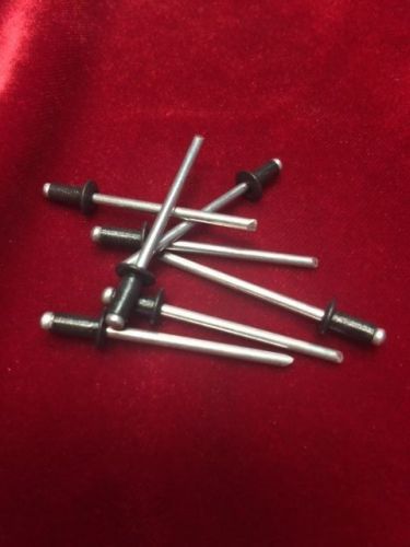 (2000) aluminum pop rivets 1/8 x 1/8 (42 grip)-- black for sale