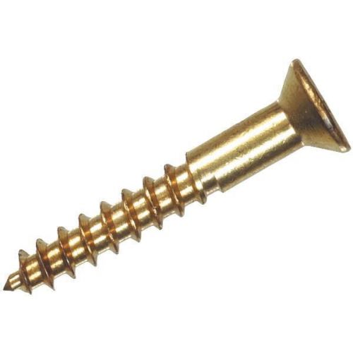 Hillman fastener corp 7250 brass wood screw-4x1/2 br phfh wood screw for sale
