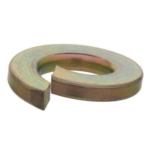 31442 3/8 yellow zinc plated grade lock washers 50 nt 31442 for sale
