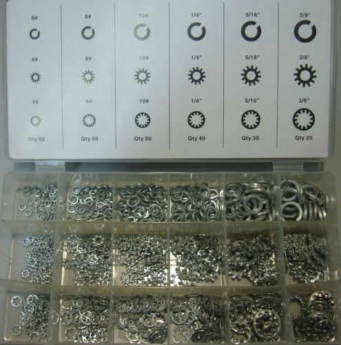 Washer assortment 720 pcs in box for sale