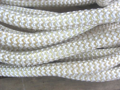 98&#039; of 1/2&#034; kevlar/polyester rope resists fire up to 800° whitehill corp aramid for sale