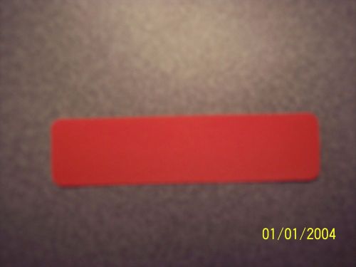 3M Reflexite Helmet Decal Bar Reflextive Red / Orange 1&#034; x 4&#034;