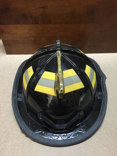 Cairns 1010 black helmet + liner firefighter turnout fire gear .. for sale