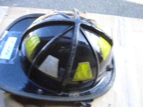Cairns 1010 helmet black + liner firefighter turnout bunker fire gear ...h-246 for sale