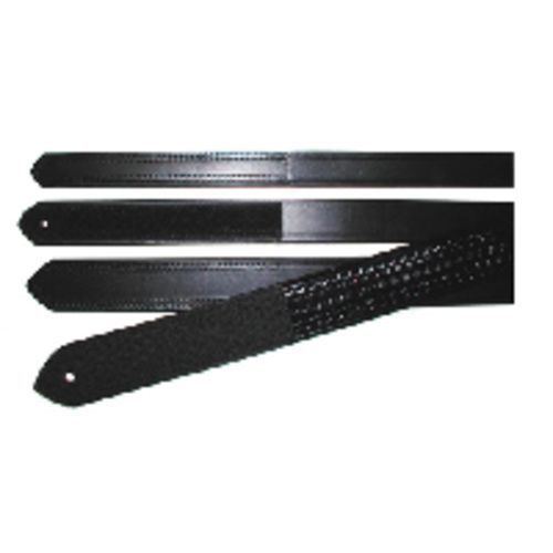 Boston leather 6529-3-38 black bw 1.25&#034; wide velcro tipped belt 38&#034; w for sale
