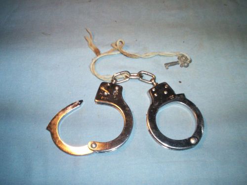 Pair of Metal Handcuffs with Key