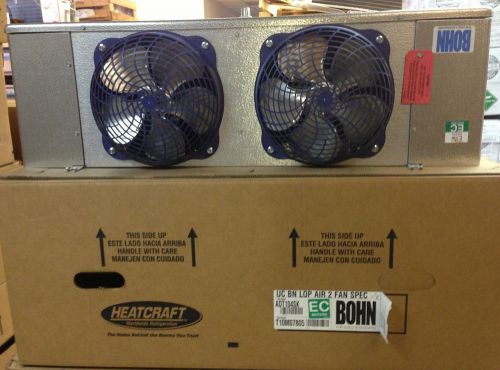 New 2 Fan Air Defrost Walk In Cooler Evaporator 10,400 Btu&#039;s 115V EC 404a TXV