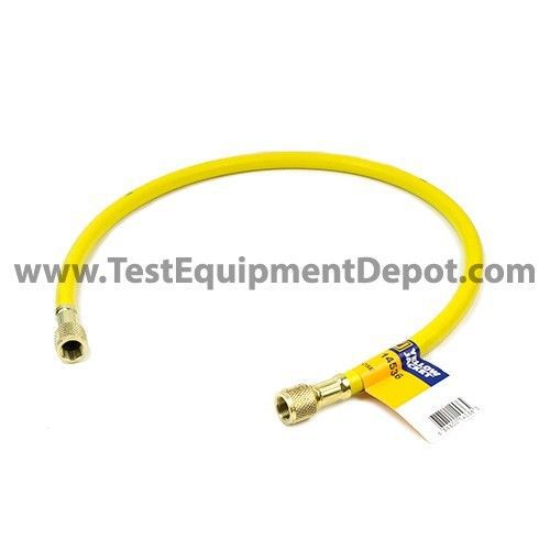 Yellow jacket 14536 36&#034; yellow charging hose, 3/8&#034; str. flare x 3/8&#034; str. flare for sale