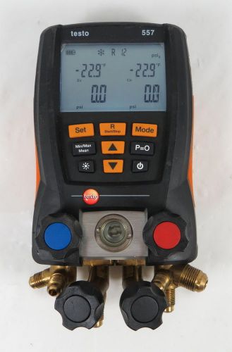 Testo 557 4-valve digital hvac manifold / refrigeration system analyzer unit!! for sale