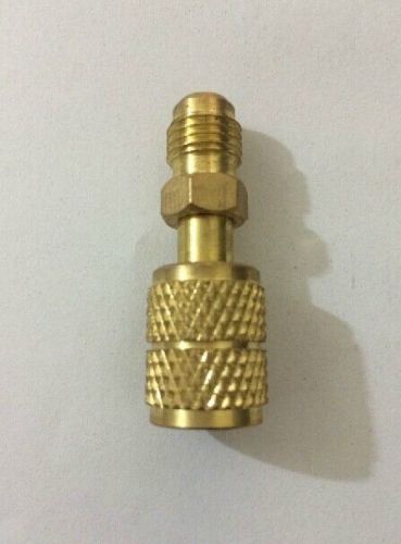 Ac air conditioner freon r12 r134a m*1/4sae f*1/4 sae quick coupler adapter for sale