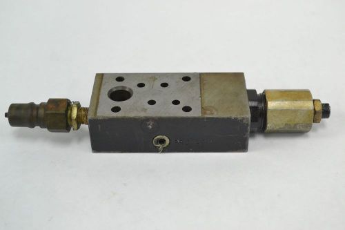 Parker mp-200-sp2 base solenoid manifold hydraulic valve b333429 for sale