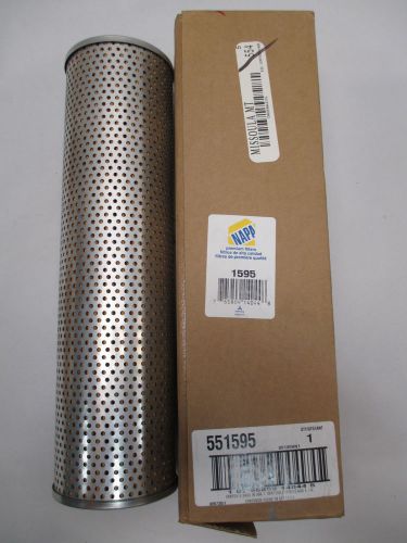 New napa 1595 forklift oil element cartridge 14-7/8in hydraulic filter d408557 for sale