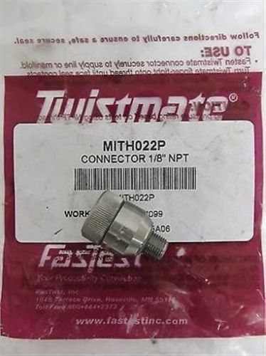 Fastest / twistmate mith022p, connector 1/8&#034; npt - plug for high pressure for sale