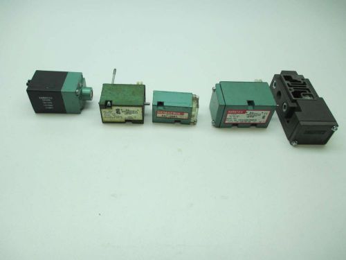 LOT 5 NUMATICS ASSORTED 228-690B 081SS400K SOLENOID VALVE PART D395414