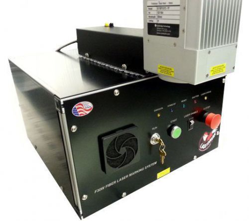 30 watt nufern usa fiber  ytterbium pulsed laser with scan head &amp; controller for sale