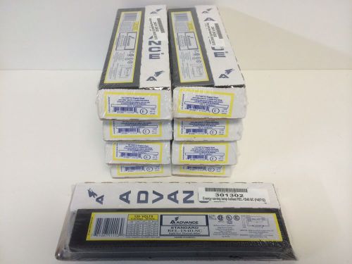 LOT (10) NEW SEALED RAPID START BALLASTS .3A REL1S40SC