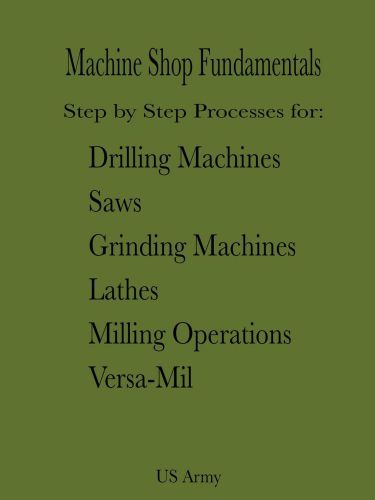 Machine Shop Drill Lathe Saw Mill Grinder Tools How To Learn Manual Course on CD