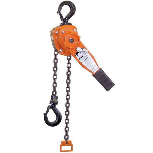 New cm hand lever chain hoist 6 ton lift 10 ft fast ship 653 series 5331 for sale