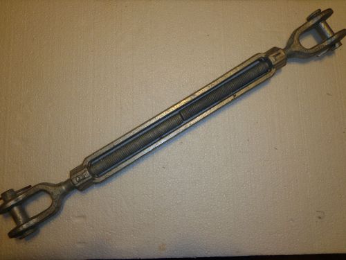 Turn buckle tensioner 3/4&#034; x  21&#034;- 33&#034; heavy duty 1&#034; wide jaw for sale