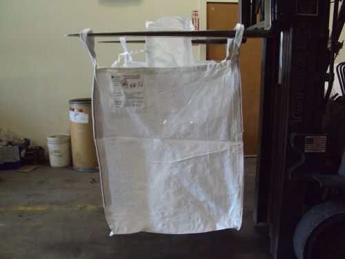 King bulk bag 32x36x38&#034; 260 bags per pallet max capacity 2,200 lbs super sacks for sale