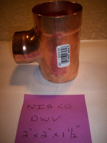 New nibco copper 2&#034; dwv cxcxc tee model # cl911 plumbing for sale