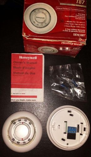 Honeywell Round Non-Programmable Thermostat T87K1007