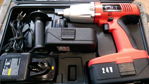 Cmt 24v cordless impact wrench 1/2&#034; drive free shipping for sale