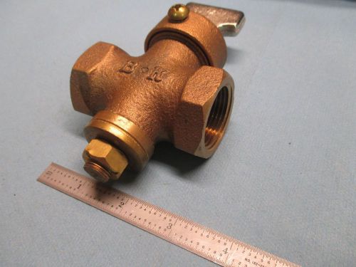 1&#034; new b&amp;k brass gate shut off valve machinist tooling shop plumbing pumps for sale