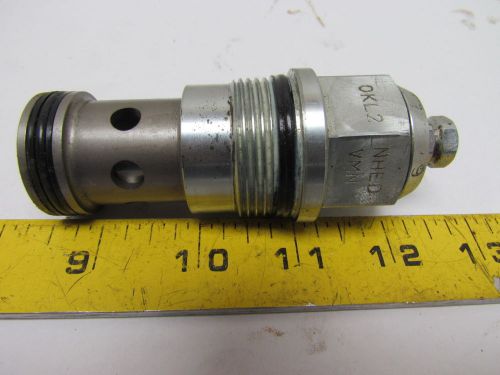 Sun hydraulics okl2 nhedvmn sun hydraulic cartridge valve used for sale