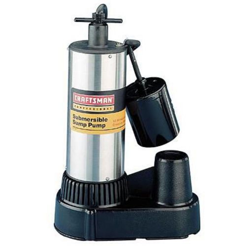 CRAFTSMAN 83-3050 STAINLESS STEEL 1/2 HP SUMP PUMP-NEW IN BOX!