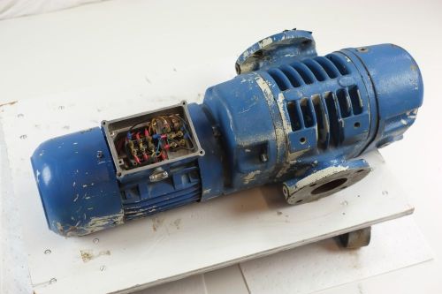 LEYBOLD RUVAC WS251 Vacuum Pump Blower with Motor - Condition Used