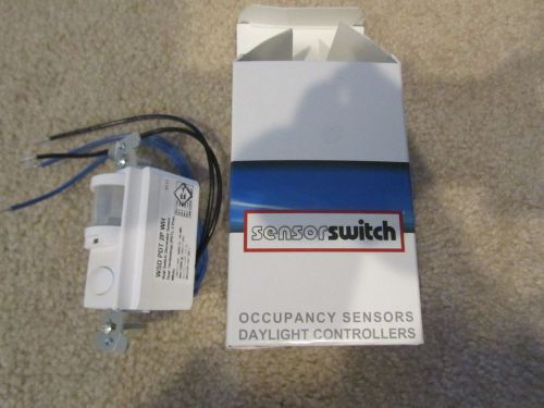 New Sensor Switch WSD PDT 2P WH Motion Detector Switch 120v White