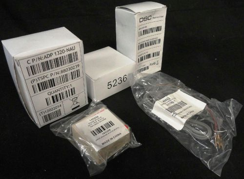 Approximately 350x new mixed security power adapters and rj31x accessories for sale
