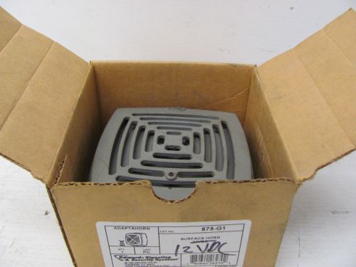 EDWARDS SURFACE ADAPTAHORD HORN 12VDC 875-G1 NEW(OTHER)