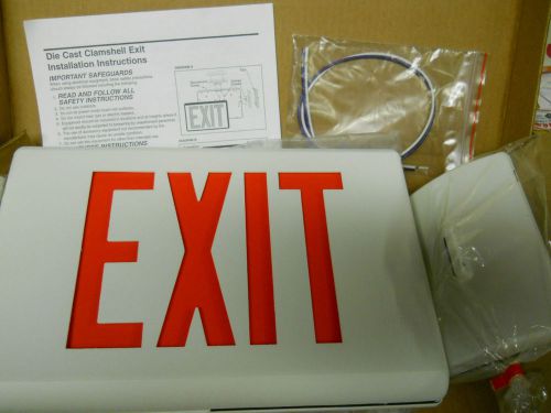 Lightalarms led snap together double or single sided exit sign - new in box for sale