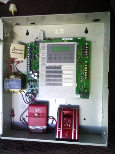 Edwards EST FS302(G)(GD)(R)(RD) 5 Zone Panel Fire Shield Beige Panel