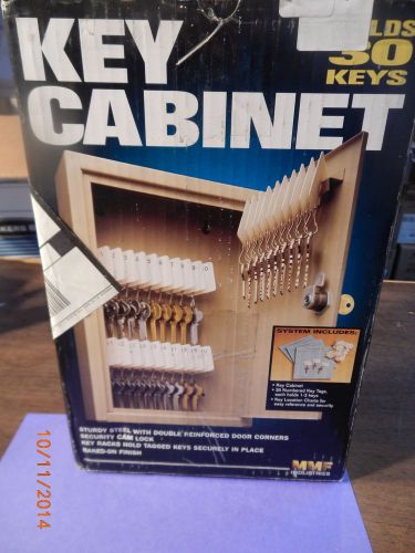 Mmf lockable key cabinet 201903003 holds 30 keys new! for sale