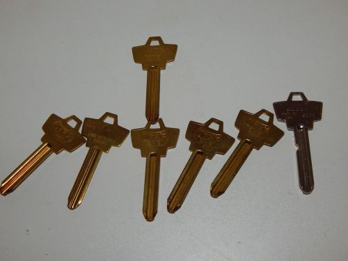 6 key blanks star sh6 sc22 307w for schlage lock  locksmith lot for sale