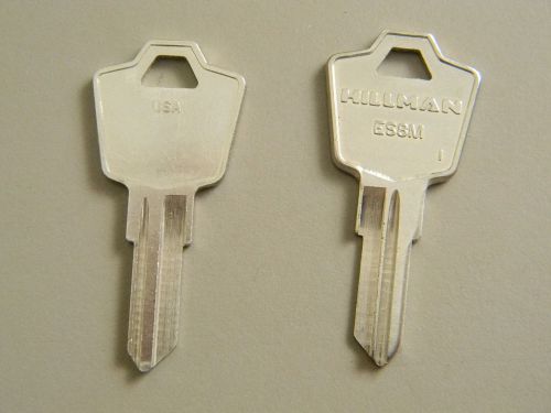 2 esp cabinet lock key blanks- es8m/1502m by hillman - free code cutting for sale