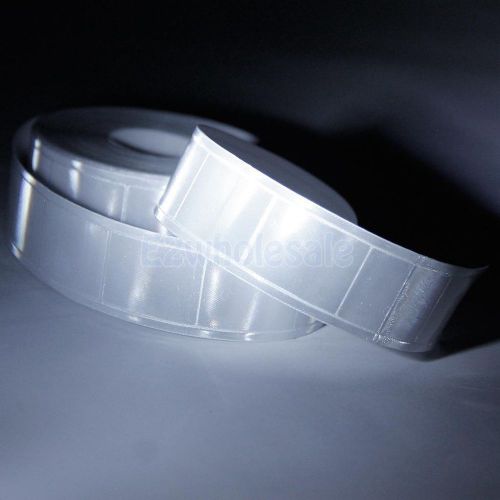 3M Scotchlite Gloss Sew on Reflective Tape 1&#034; Wide Safety Night Outing White