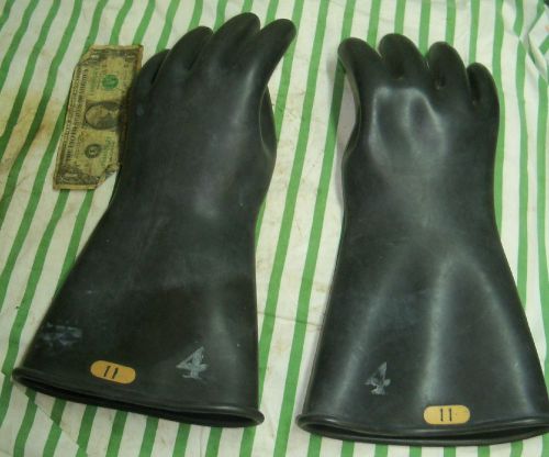 sz 11 Salisbury Linemens Class 1 Insulating Gloves Max 10,000