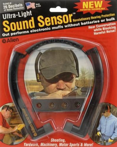 Allen 2320 ultra light 1.7 ounces sound sensor hearing protection ear plugs for sale