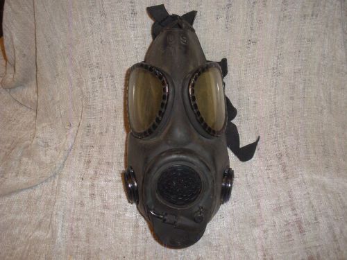 ** VINTAGE ARMY GAS MASK FULL FACE  MSA  USA **