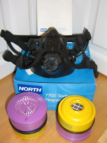 NORTH RESPIRATOR #7700 W/FILTERS $12.00 SHIPPING U.S.A.